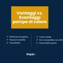 Vantaggi e svantaggi di una pompa di calore al posto della caldaia: efficienza, risparmio, versatilità, ma anche costo iniziale e limiti climatici.