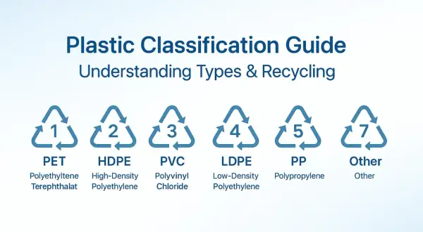 Guida alla classificazione delle plastiche: il simbolo LDPE 4 indica il polietilene a bassa densità, da conferire nella raccolta differenziata della plastica.