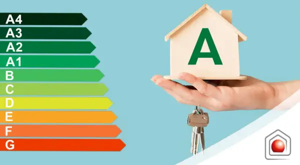 Casa con classe energetica A1, simbolo di efficienza e risparmio. Chiavi in mano per un futuro sostenibile.